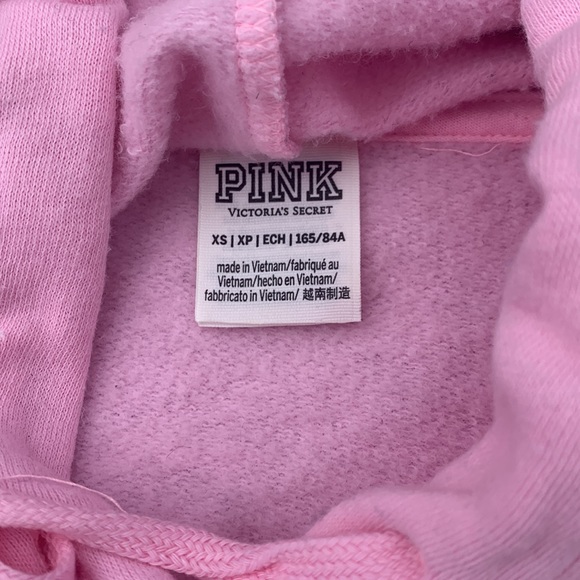 Victoria’s Secret PINK logo pull over hoodie! Size XS - Picture 3 of 9